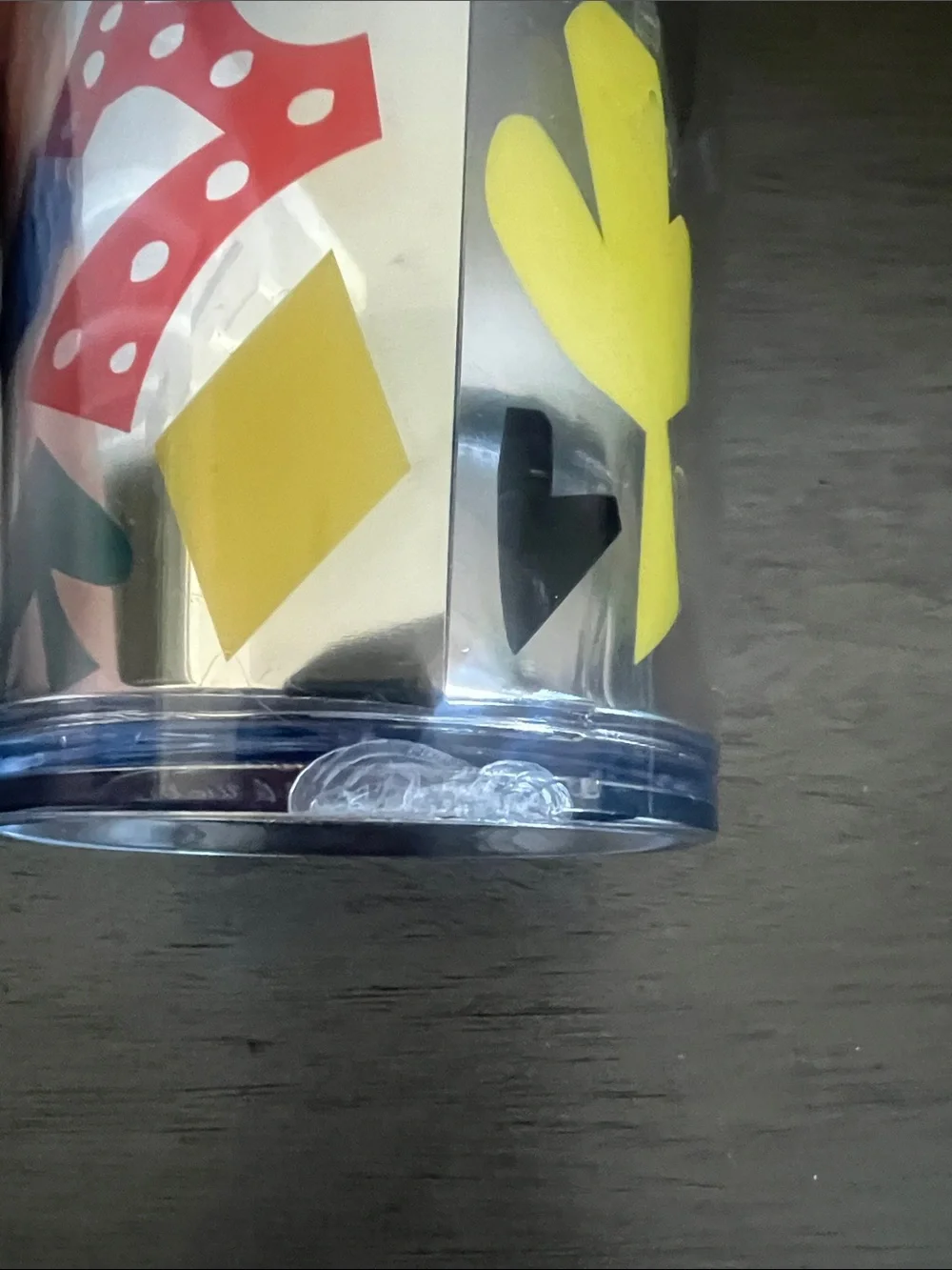 Starbucks Clear Las Vegas Graphic Tumbler with Red Lid and Black Straw
